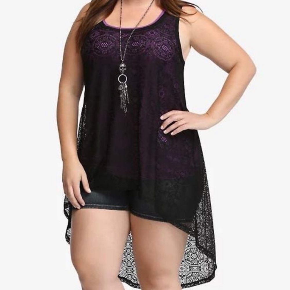 Torrid lace top coverup